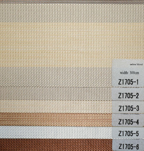 Tela para persianas de cebra con colores personalizados (Z1705)